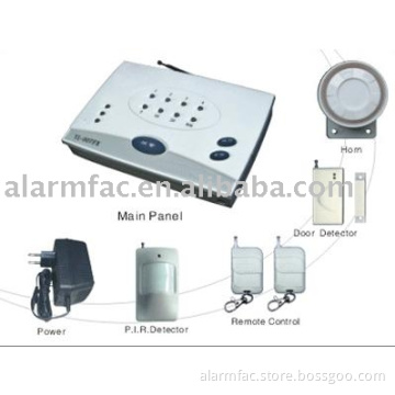 Wireless/wired 32 Defense Zone Alarm Systems